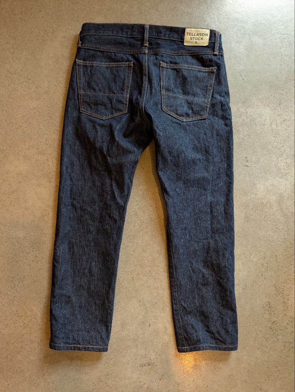 Tellason Stock Denim Jeans Made In San Francisco USA Men's Size 34 - Picture 2 of 9
